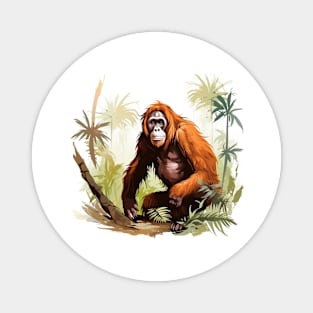 Orangutan Monkey Magnet